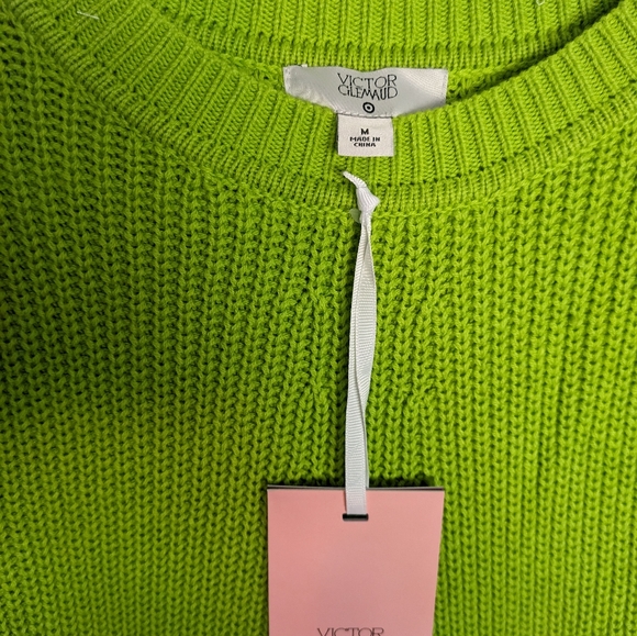 Victor Glemaud x Target neon green sweaterdress Medium - NWT - Picture 2 of 6